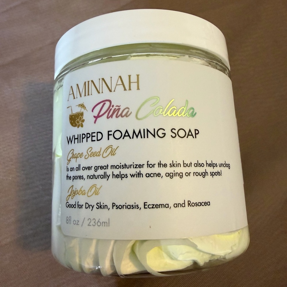 🍍 Aminnah Pina Colada Whipped Foaming Soap 🍍